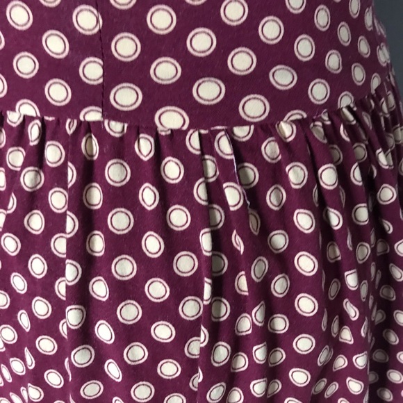 Trashy Diva wine dot Lizzie dress size 8 - Picture 8 of 12
